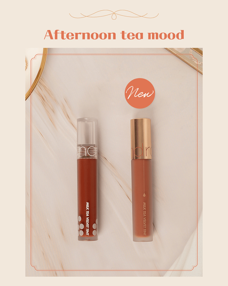 rom&nd Milk Tea Velvet Tint: Afternoon Series (4.4g) - Kiyoko Beauty