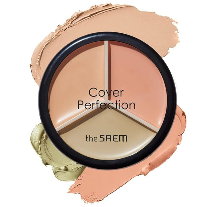 The SAEM Cover Perfection Triple Pot Concealer (4.5g) - Kiyoko Beauty