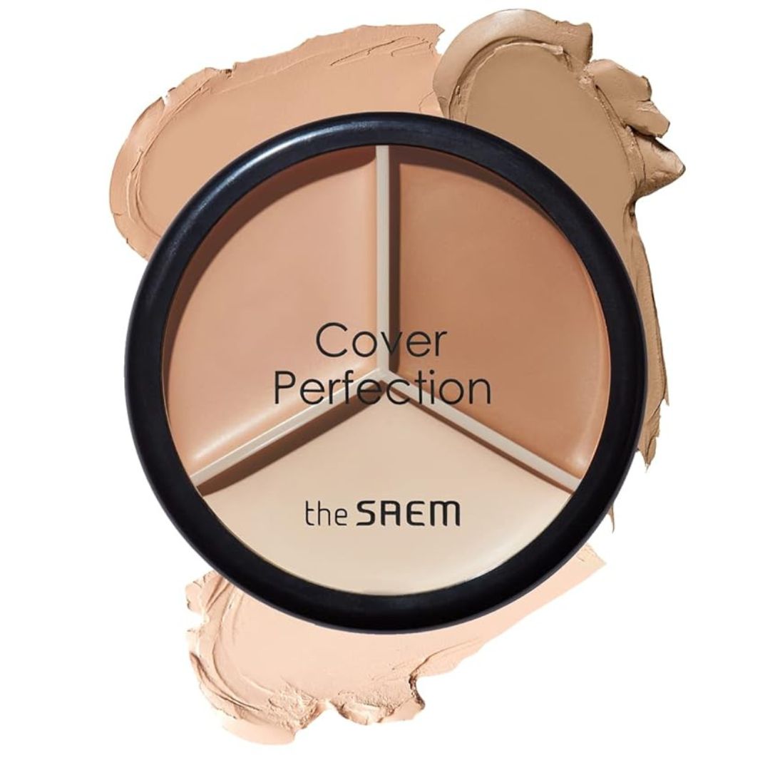 The SAEM Cover Perfection Triple Pot Concealer (4.5g) - Kiyoko Beauty