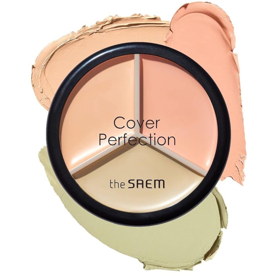 The SAEM Cover Perfection Triple Pot Concealer (4.5g) - Kiyoko Beauty