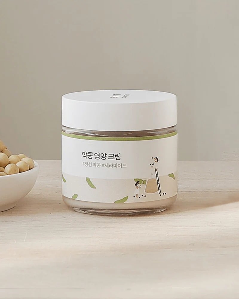 ROUND LAB Soybean Nourishing Cream (80ml) - Kiyoko Beauty